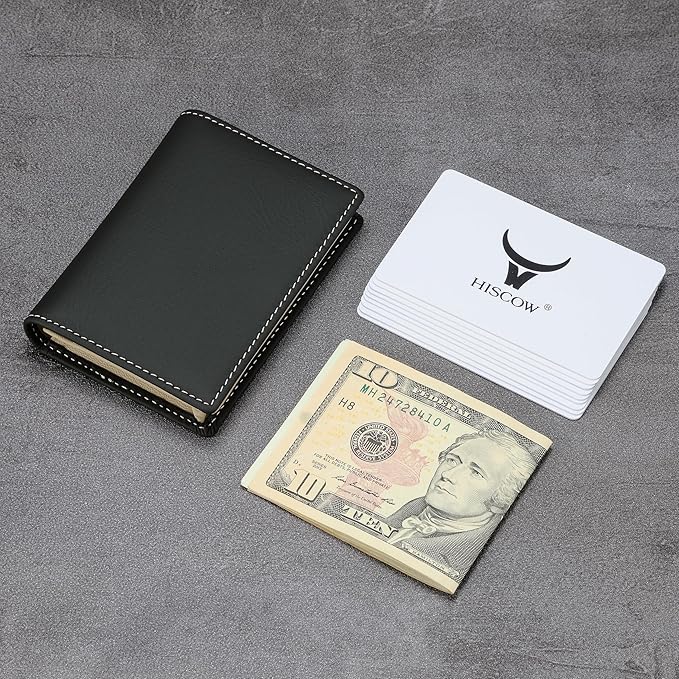 Leather Business Card Case Holder - Image 3