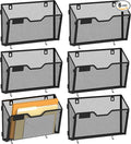 YINGHUA 6 Pack Mesh File Holders Wall Mounted by Unknown