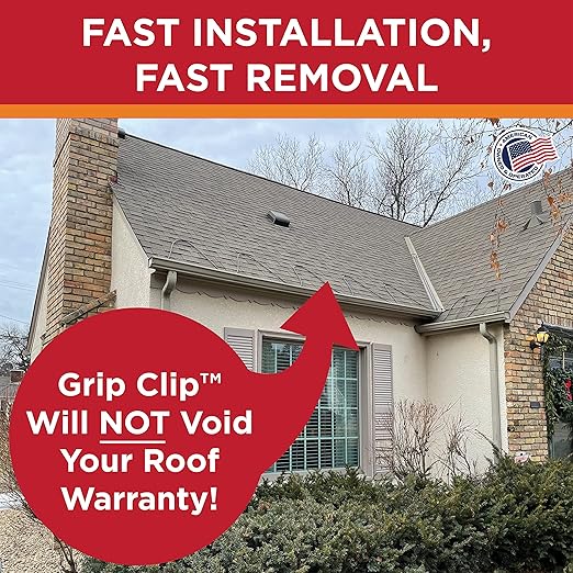 Grip Clip Roof Clips, Safe for Heat Tape, Electric Cable & Roof Heat Cable - Image 6