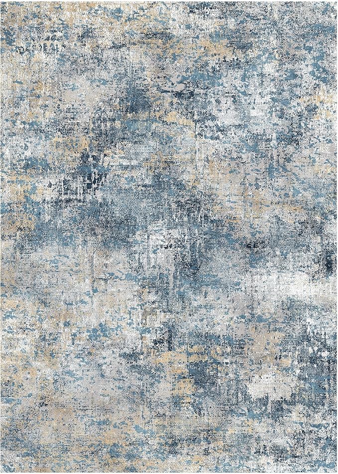 GENIMO Washable Area Rugs for Living Room, 8x10 Modern Non Slip Rugs, Low Pile - Image 3