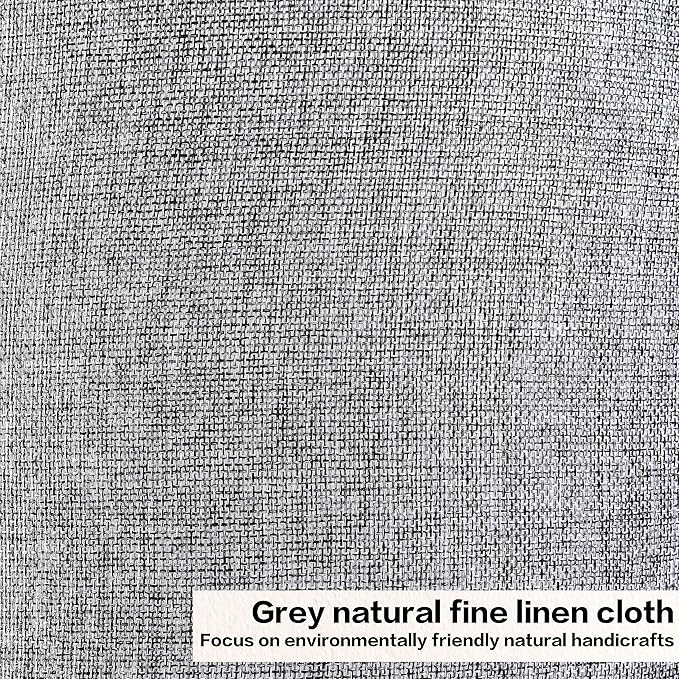 Gray Drum Lamp Shades Medium 13" Top x 13" Bottom x 10" High Traditional - Image 2