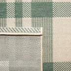 safavieh courtyard outdoor runner rug 2'3"x6'7", green &, side view
