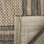safavieh courtyard collection 2'3" x 6'7" natural / showing dimensions
